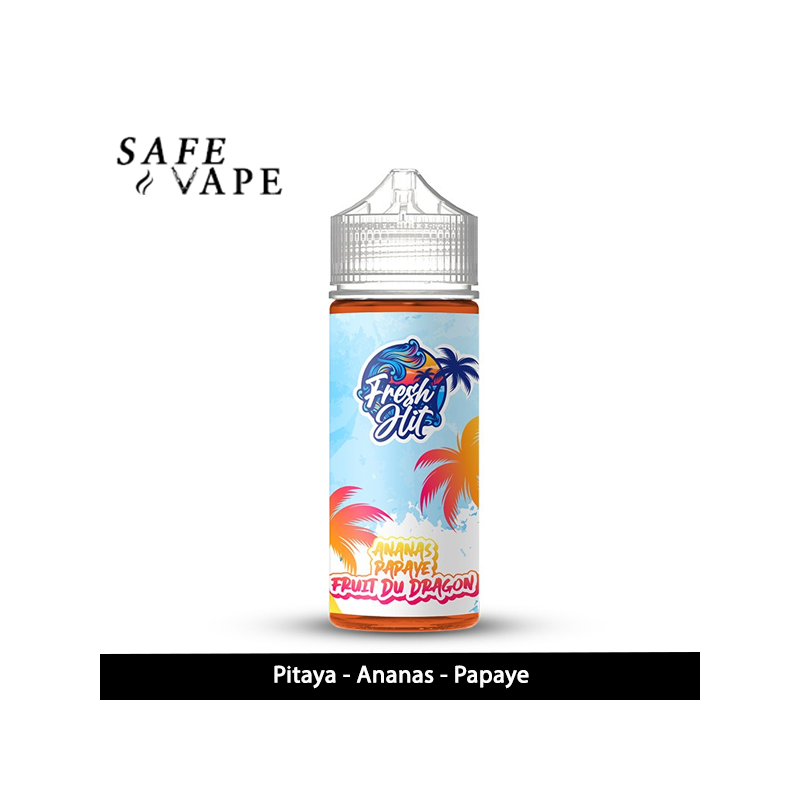 ANANAS PAPAYE FRUIT DU DRAGON 100ML - FRESH HIT - 0MG