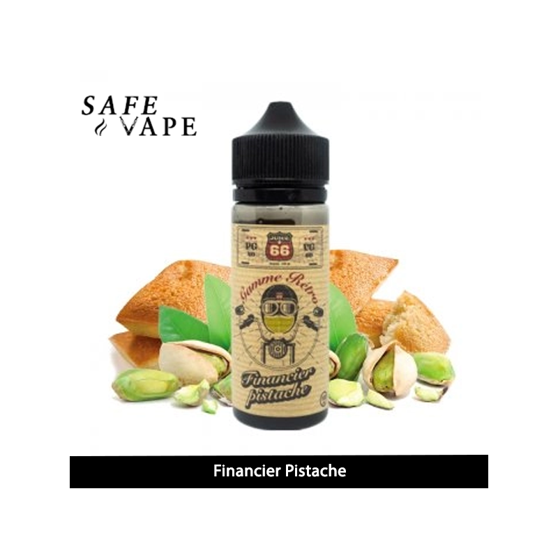 FINANCIER PISTACHE 0MG 100ML - RETRO BY JUICE 66