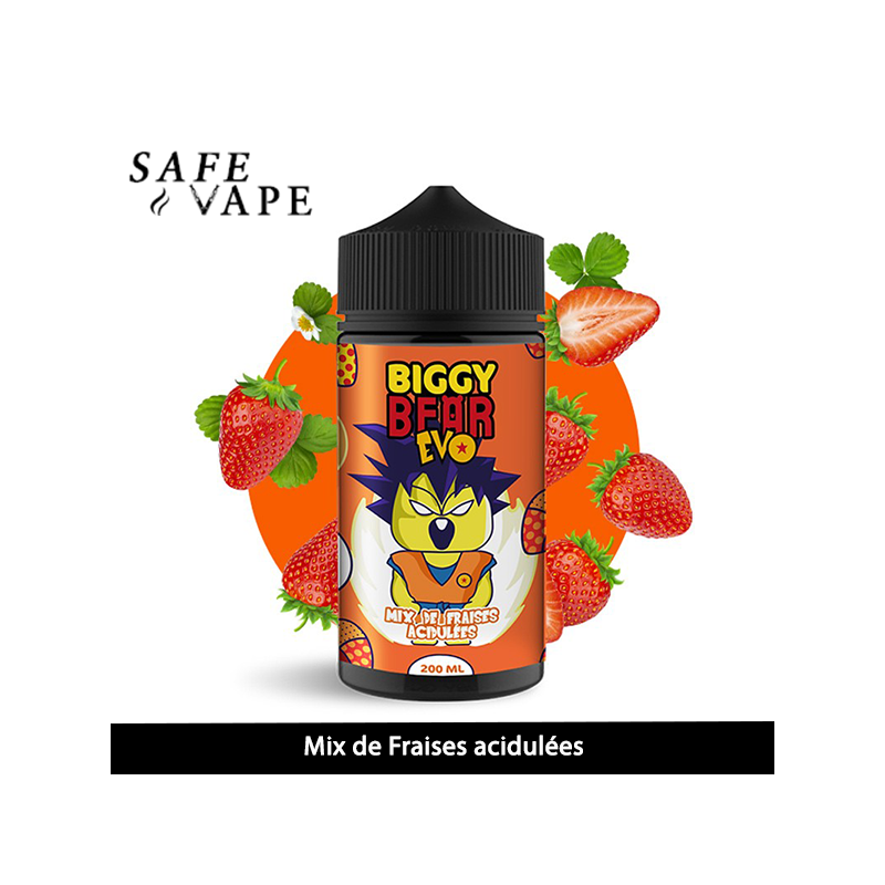 MIX DE FRAISES 200ML - BIGGY BEAR