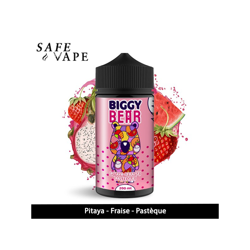 PITAYA FRAISE PASTÈQUE 200ML - BIGGY BEAR